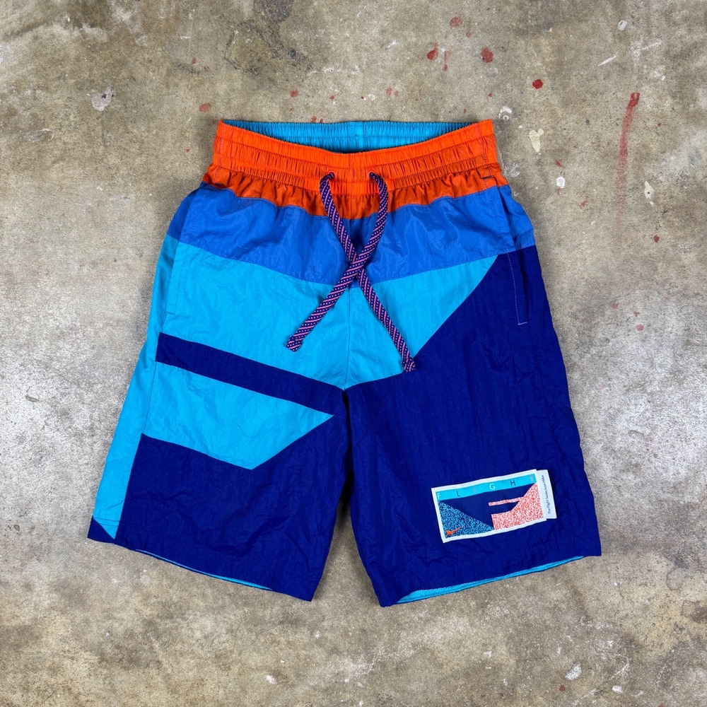 Nike Flight‎ Series Vintage Style Nylon Shorts Color Blocked XS Mens Retro